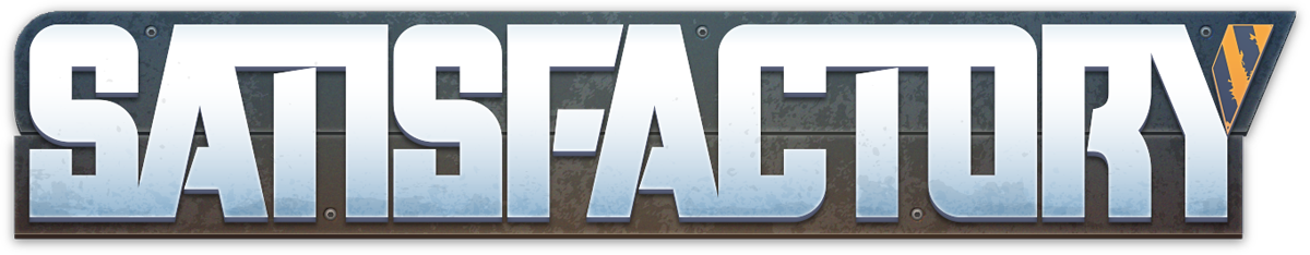 Logo du jeu Satisfactory.