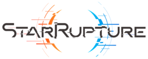 Logo Star Rupture en orange et bleu
